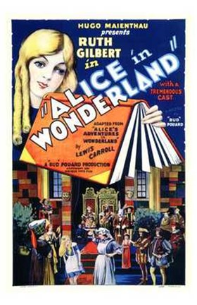 Framed Alice in Wonderland Ruth Gilbert Print