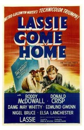 Framed Lassie Come Home Print