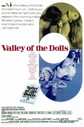Framed Valley of the Dolls - movie Print