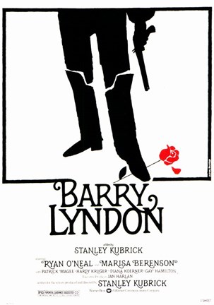 Framed Barry Lyndon - red rose Print