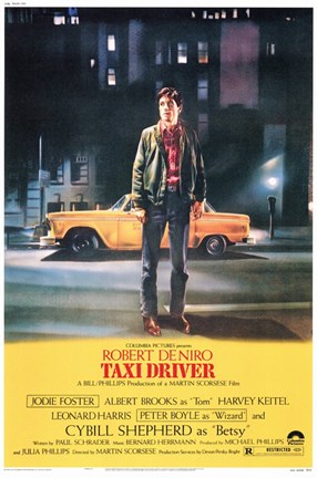 Framed Taxi Driver Movie Print