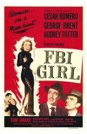 Framed Fbi Girl Print