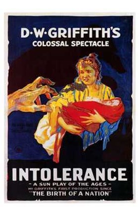 Framed Intolerance D W Griffith Print