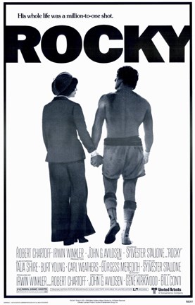 Framed Rocky Silhouette His Whole Life Print