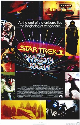 Framed Star Trek 2: the Wrath of Khan Movie Print