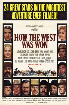 Framed How the West Was Won Henry Fonda Print