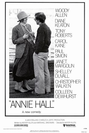 Framed Annie Hall Woody Allen Diane Keaton Print