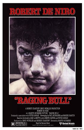Framed Raging Bull Robert De Niro Print
