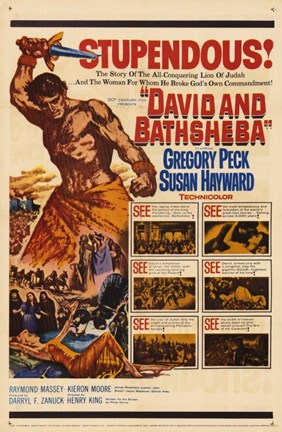 Framed David and Bathsheba Print
