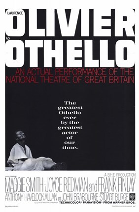 Framed Othello - Olivier Print