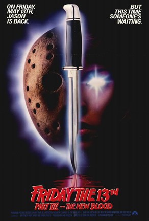 Framed Friday the 13Th Part 7 - the New Blood Print