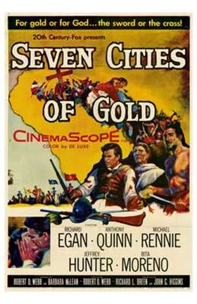 Framed Seven Cities of Gold Print
