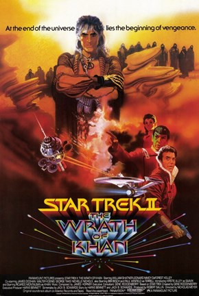Framed Star Trek 2: the Wrath of Khan Print