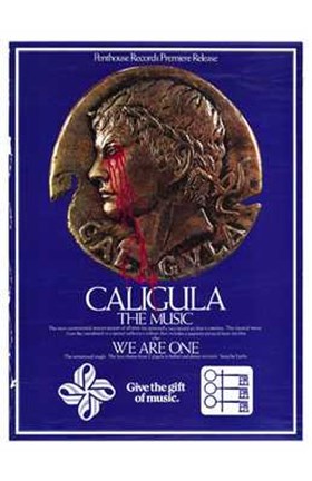 Framed Caligula Coin Print