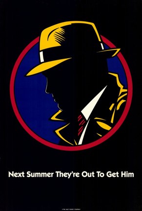 Framed Dick Tracy Next Summer They&#39;re Out to Get Him Print