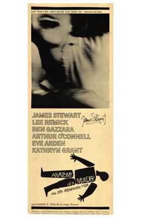 Framed Anatomy of a Murder James Stewart Print