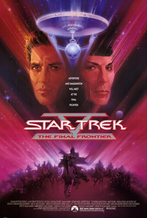 Framed Star Trek 5: the Final Frontier Print