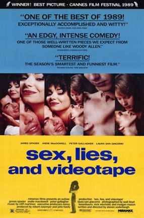 Framed Sex  Lies and Videotape Print
