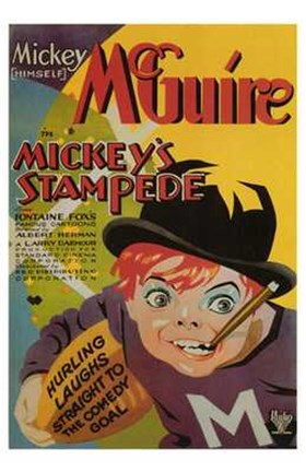 Framed Mickey&#39;s Stampede Print