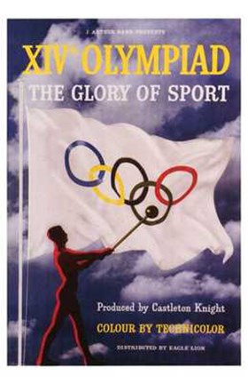 Framed XIV Olympiad: the Glory of Sport Print