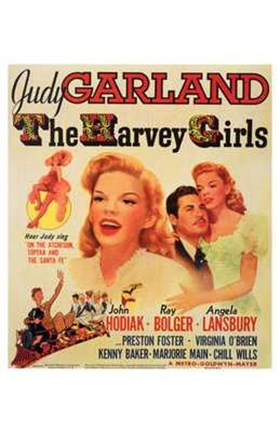 Framed Harvey Girls (movie poster) Print