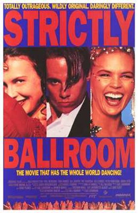 Framed Strictly Ballroom Cast Print