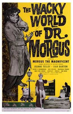 Framed Wacky World of Dr Morgus Print