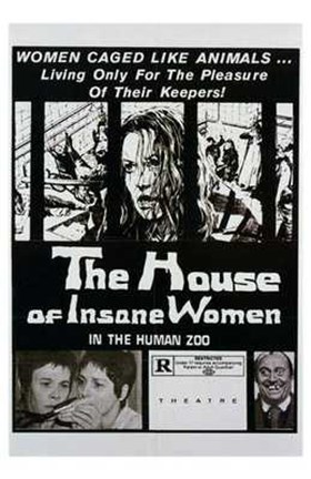Framed House of Insane Women Print