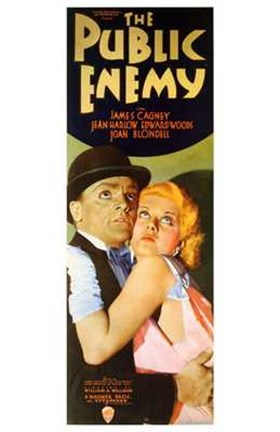 Framed Public Enemy Cagney And Harlow Print