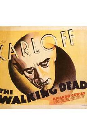 Framed Walking Dead Karloff Print