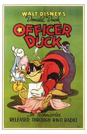 Framed Officer Duck Print