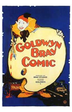 Framed Goldwyn Bray Comic Print