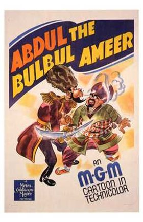 Framed Abdul the Bulbul Ameer Print