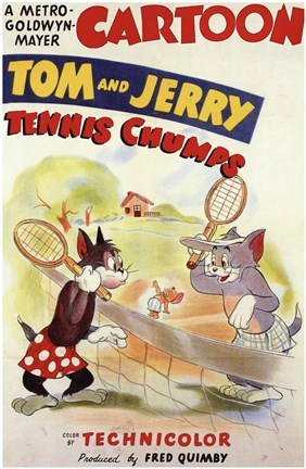 Framed Tennis Chumps Print