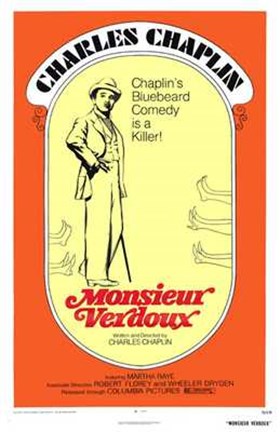 Framed Monsieur Verdoux Print