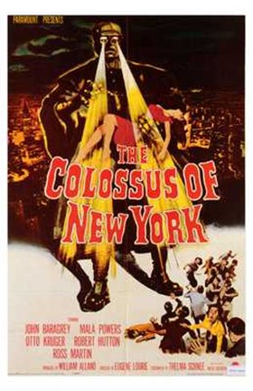 Framed Colossus of New York Print