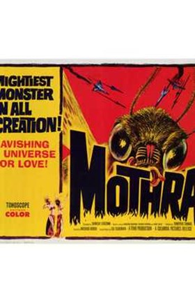 Framed Mothra Print