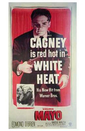 Framed White Heat James Cagney Print