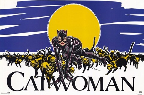 Framed Batman Returns Catwoman Comic Print