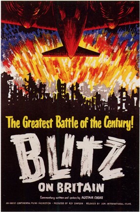 Framed Blitz on Britain Print