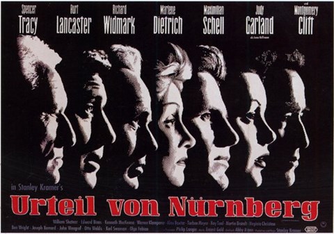 Framed Judgment At Nuremberg German Print