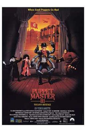 Framed Puppet Master 3: Toulon&#39;s Revenge Print