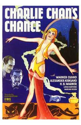 Framed Charlie Chan&#39;s Chance Print