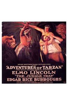 Framed Adventures of Tarzan, c.1921 - style C Print