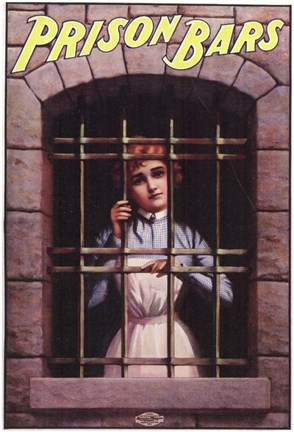 Framed Prison Bars Print