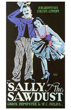 Framed Sally of the Sawdust Print