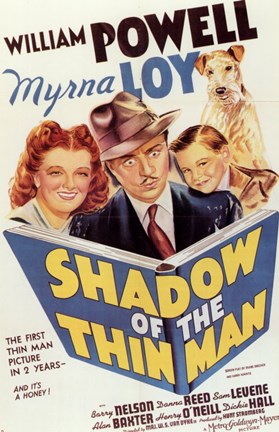 Framed Shadow of the Thin Man Print