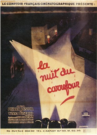Framed La Nuit Du Carrefour Print