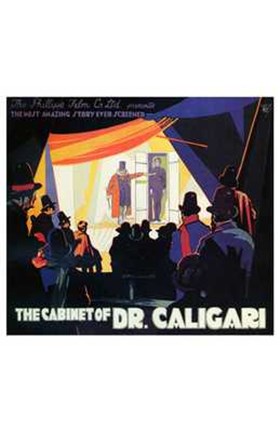 Framed Cabinet of Dr Caligari - dark Print