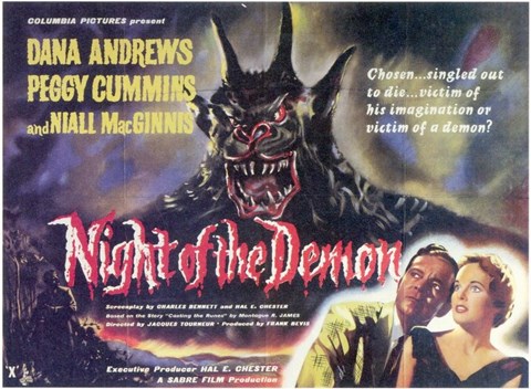 Framed Night of the Demon Print